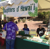 Daughters of Hawaii table in Ohana