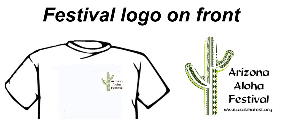 Front image of tee with logo