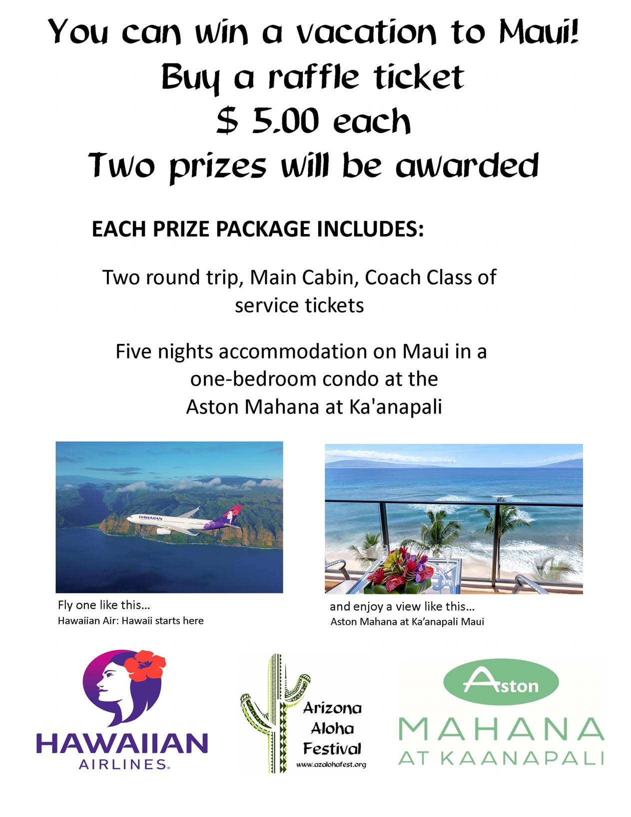 Raffle flyer