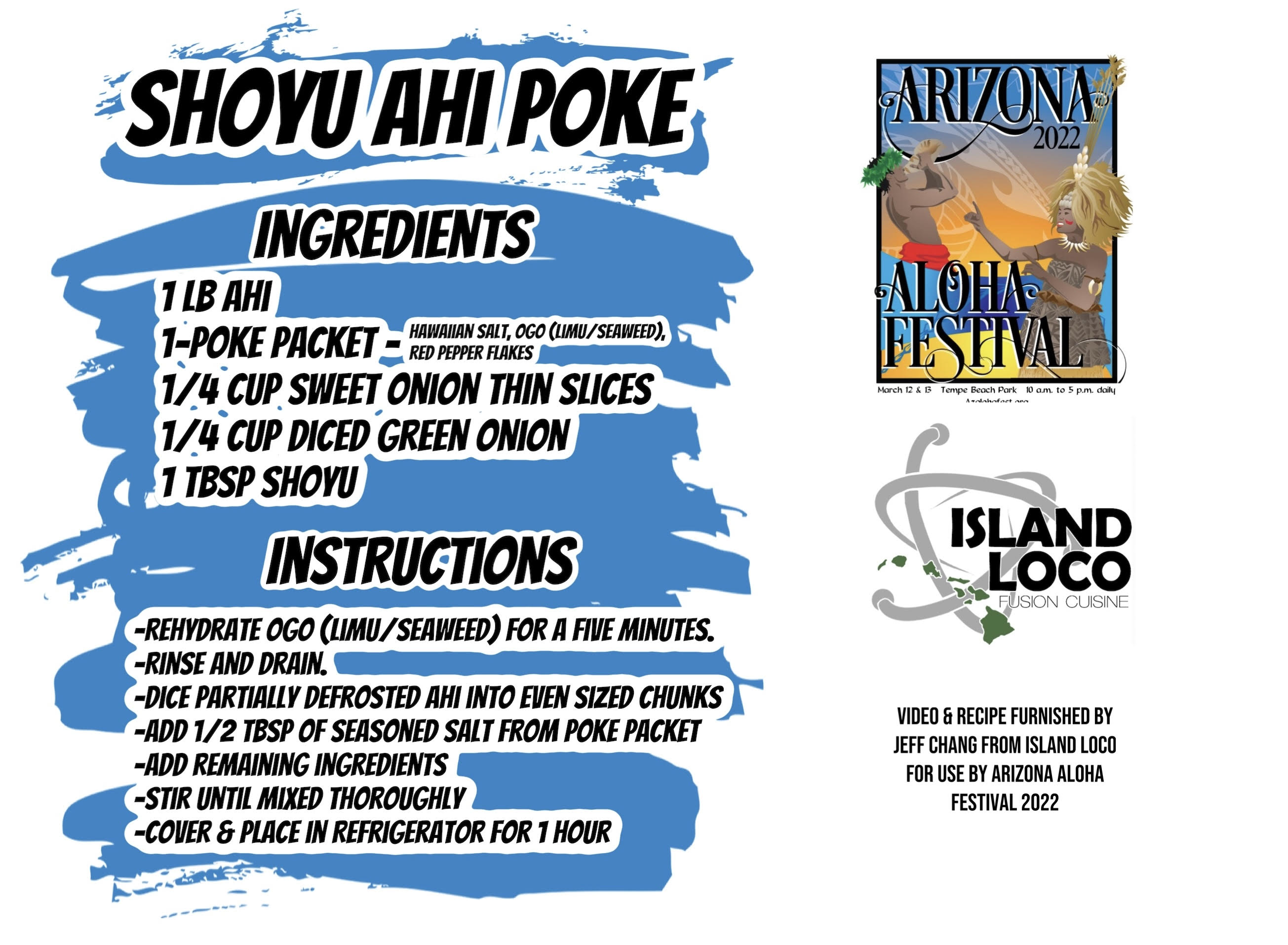 recipe for Shoyu Poke